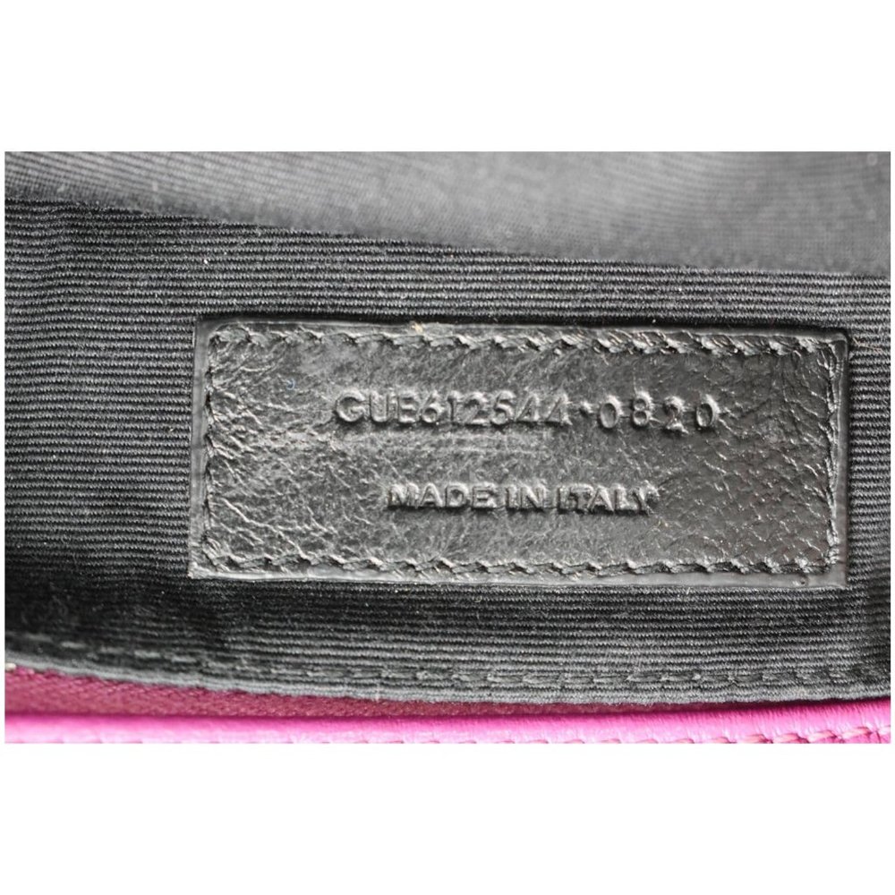 YVES SAINT LAURENT  Lou Chevron Leather Camera Crossbody Bag Pink - Picture 12 of 12